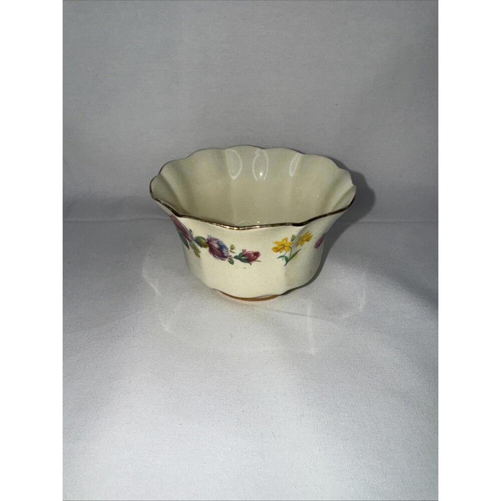 Paragon  Creamer Open Sugar Bowl Set Floral Wild Rose Shamrock 2” Inch H 3.5 Di